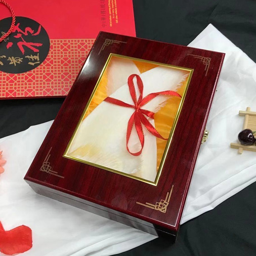 大尺寸鱼翅礼盒装，中秋节送礼名贵海味礼盒