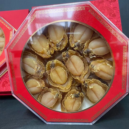 广州鲍鱼干货批发：14头大连鲍鱼干海味礼盒